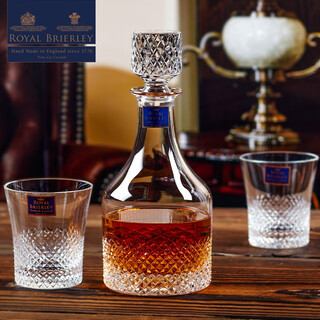 Dartington british darlington imported handmade crystal glass whiskey bottle decanter nordic royal wine bottle set hand-engraved whiskey 360ml/single pack