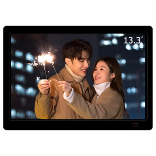 Lexlia 13.3-inch ips high resolution 1920*1080 full-viewing hd digital photo frame home electronic photo album display commercial display 13.3-inch black free 32g u disk
