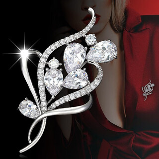 Ancient nai brooch, high-end women's light luxury corsage, exquisite niche pin fixed buckle, suit, coat, scarf buckle x116 bright bouquet brooch