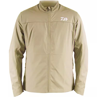 Dayiwa sun protection clothing, fishing clothes, quick-drying lightweight jacket, long-sleeved sun protection clothing, outdoor casual clothing, lightweight khaki l