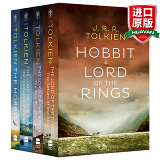 Original english version the hobbit & the lord of the rings boxed set 4 volumes - new version the hobbit & the lord of the rings boxed set