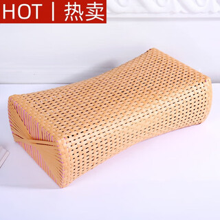 Aoyanlai rattan pillow, adult rattan pillow, rectangular cool pillow, summer single breathable pillow, imitation rattan hollow sweat steaming pillow, large size
