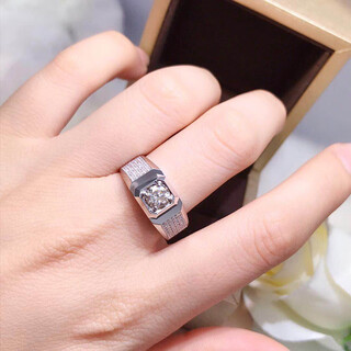 Jiajian jewelry white 18k gold engagement wedding men's diamond ring gia loose diamond ring customization luxury diamond ring men