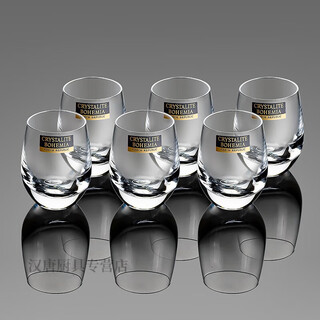 Bohemia czech imported crystal glass wine glasses, household high-end spirits glasses, one or two small white wine glasses, 60ml club series, six pieces with original box