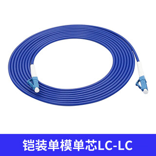 Armored fiber optic jumper sc to lc-fc-st rat-proof tensile single-mode single-core 10m/30/50m pigtail extension carrier-grade armored single-mode single-core lc-lc 20m