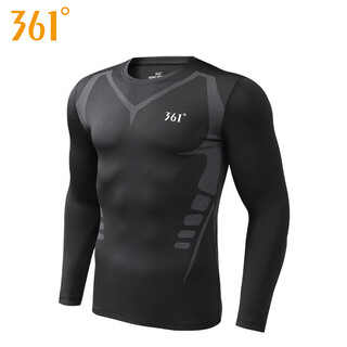 361 tights men's sports and fitness quick-drying clothing training running high-elastic sports sweat-wicking tops underwear base sci-fi long-sleeved 2xl