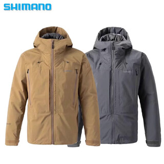 Shimano25 new shimano jacket rb-032w/034y rocky fishing suit windproof winter fishing suit men's jacket 24 models rb-032w gray jacket xl
