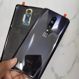 Y is suitable for oneplus oneplus 7 original back cover 1+7pro mobile phone glass back case oneplus 7t frosted battery cover oneplus 7pro original obsidian gray with frame