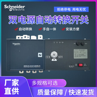 Schneider watsga dual power automatic conversion switching isolation switch 100a4p/63/400/630 4p 630a