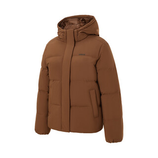 Adidas 550 puff commuting windproof warm duck down down jacket women's winter stand collar xl size