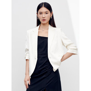 Peacebird women's autumn slim commuting suit a1bad3101 beige m