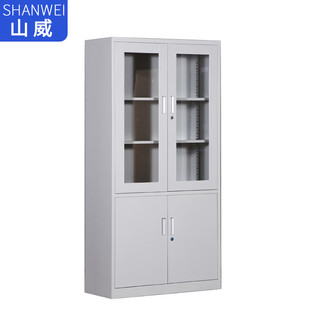Shanwei steel file cabinet office cabinet information cabinet equipment cabinet iron cabinet file cabinet storage cabinet four-door customized