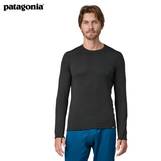 Patagonia men's warm and breathable c4 functional underwear top autumn coat captwbot 43647 blkl m