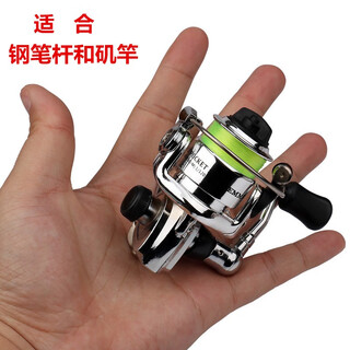 Xinshu mini 100 small metal spinning wheel, fishing reel, rocking wheel, fishing reel, palm treasure small fishing reel
