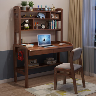 Clothmaker clothmaker furniture solid wood desk bookshelf integrated home liftable study table middle school student junior high school student writing desk computer desk