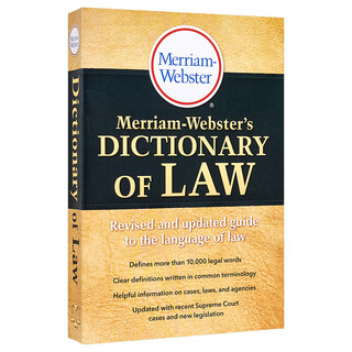 麦林韦氏英语字典词典辞典系列 Merriam Websters Vocabulary Dictionary 常用进口英文原版工具书 英英词典字典 韦小绿 麦林韦氏法律字典
