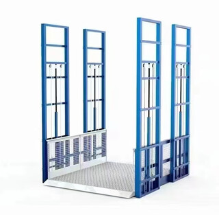 Ji litian hydraulic lifting freight elevator lifting platform 1 ton 5 tons extra large load safety anti-fall factory warehouse freight elevator 3-5 tons