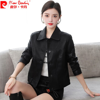 Pierre cardin women's clothing zhenhaining genuine leather clothing women's autumn and winter 2025 new sheepskin