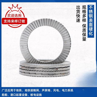 Xmsjsus304 stainless steel din25201 wedge-type double stack self-locking washer anti-vibration anti-slip gasket m3m68 m14nl14ss50 pair