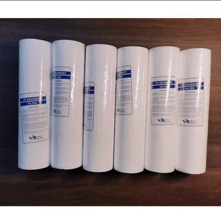Yikou is suitable for american yikou water purifier front pp cotton filter element ten-inch pp cotton universal value-for-money 6-pack pp cotton (comes with wrench)