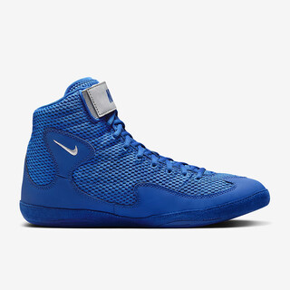 Nike (nike) unisex wrestling shoes for men and women inflict non-slip grip basketball sneakers weightlifting stable fitness training shoes blue 325256-401 36