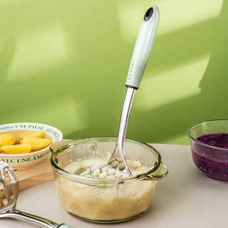 Shuyu japanese potato masher household artifact mashing tool stainless steel baby food press yam crushing kitchen green-mud press