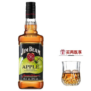 金宾波本占边威士忌力娇酒美国进口洋酒 金宾波本威士忌苹果味 700ml