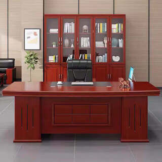 New chinese style boss president desk desk boss desk executive desk supervisor single table simple manager desk 1.6 meters wood veneer single table