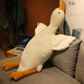 Siyuan simulated white goose doll plush toy animal pillow big goose pillow doll valentine's day christmas gift