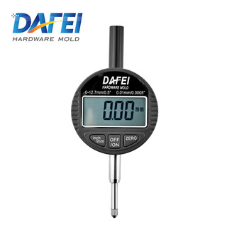 Dafei digital display dial indicator dial indicator electronic digital display shock-proof, waterproof and oil-proof altimeter height gauge digital display dial indicator 0-12.7