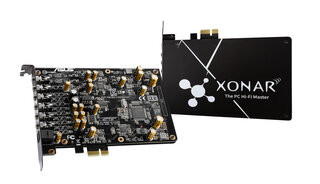 华硕（ASUS） Xonar AE声卡 C-Media 6632AE处理器 PCI Express接口 110dB信噪比 电脑音频扩展解决方案