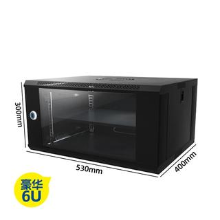 Weak current box network cabinet computer room server rack chassis wall-mounted 4u6u9u12u15u18u22u42u cabinet luxury 6u width 530 depth 400 height 300 0x0x0cm