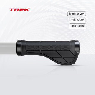 Trek ergonomic pro double-locking shock-absorbing durable and comfortable mountain bike grip cover black
