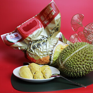 Dole malaysian musang king durian imported frozen durian liquid nitrogen shell 3-3.5jin jin equals 0.5kg 1 guaranteed 4 rooms