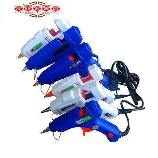 Single and double power adjustable power temperature 20w25w60w100w120w300 size hot melt glue gun nl-305500w digital display temperature adjusting glue