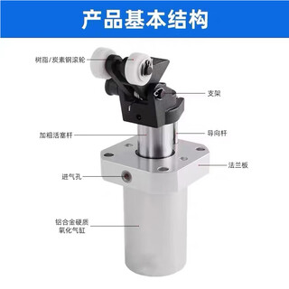 Assembly line blocking cylinder new vertical blocker double speed chain assembly line accessories stop cylinder qx-2-50