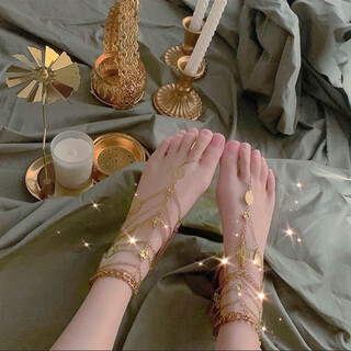 Carvelove anklet small bell palace bell anklet anklet couple exotic anklet anklet tattoo stickers