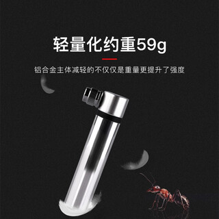 永久铝合金打气筒山地自行车便携篮球玩具通用抽拉式迷你简易充气泵 便捷气筒-银色