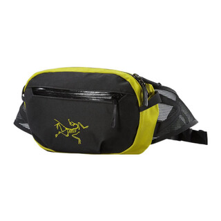 Arc'teryx (arc teryx) arro waist pack casual, lightweight and durable nylon one-shoulder crossbody waist bag regular men and women same style black and yellow