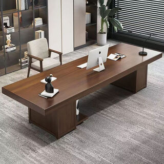 New chinese style office solid wood boss desk desk and chair combination simple president desk light luxury home desk modern standard pure solid wood single table 160cm