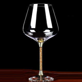 Vinos gold foil red wine glass crystal glass small wine glass large burgundy single gold foil burgundy first 600ml