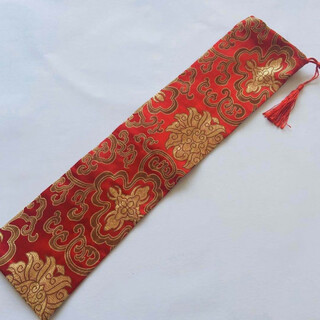 Baby's hand and foot prints, hand and foot paintings, newborn's 100th day, one month old, pressed hand and foot prints, commemorative painting, hanging gift, red brocade bag