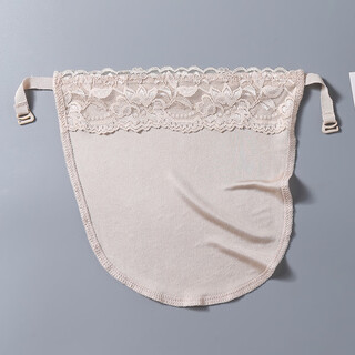 Natural silk silk women's anti-exposure chest piece mulberry silk anti-exposure magic base underwear cover skin color-lace one size