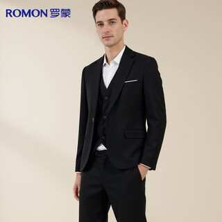 Luo meng suit three-piece suit men's slim professional formal suit business groom's suit wedding dress men's suit