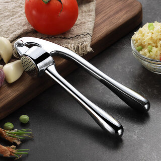 Cm live zinc alloy garlic press household manual garlic press artifact garlic pounder clip peeling garlic garlic crusher press type garlic press