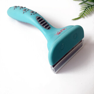 Ship's notes taiwan's ship's notes pet knife knife dog undercoat rake waste hair removal comb cat rake comb short-haired dog-undercoat comb h257 green