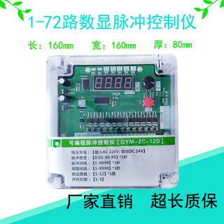 Customized pulse bag dust collector online/offline programmable pulse control instrument electromagnetic pulse valve 1-120 1-12 output-24v