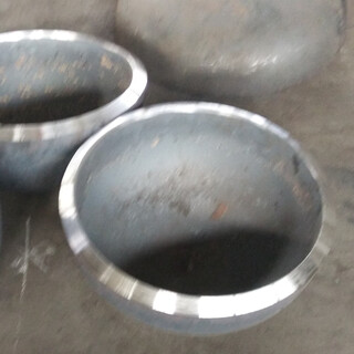 Carbon steel head pipe cap oval cover welding plug q235 large stamping tank boiler container special iron seal dn200 complete carbon steel