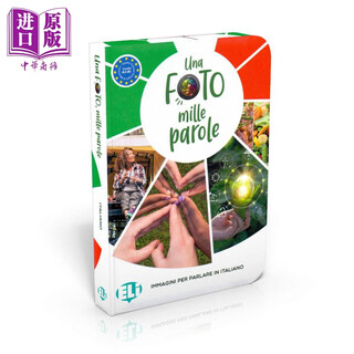 Original italian version una foto mille parole a picture has a thousand words multi-theme word vocabulary learning picture cards italian oral conversation practice beginner-intermediate a2-b1