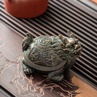 Tangfeng (tangfeng) color-changing tea pet small ornaments can raise tea insects, creative turtle tea play, tea accessories on the new chinese tea table, color-changing turtles